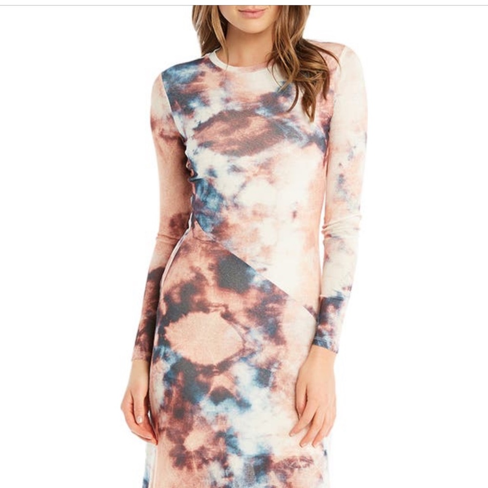 Bardot NWT Tie Dye Midi Dress- Size Large